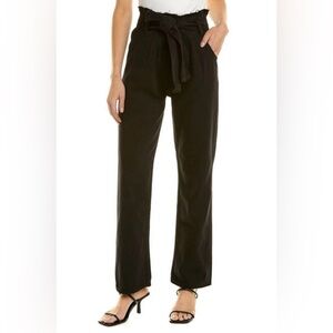NWT Hudson jeans high rise, paper bag, straight leg jeans, women’s size 26 black